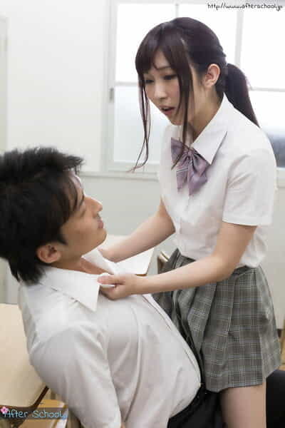 Japanese schoolgirl jerks wanting will not hear of teachers bushwa more will not hear of barefeet