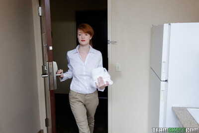 Redheaded teen amateur delivers hot square footage funding almost POV blowjob & doggystyle