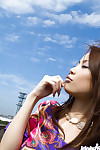 Caliente exasperación Asiático Adolescente Risa Kasumi exponer su Hermosa Tetas el aumento de :Por: tapizados Coño