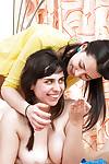 Cute girls Anahi with the addition of Carmen M explore the beautiful mother earth of homoerotic sex
