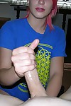 Emo teen handjob Abby aus trueamateurmodels.com