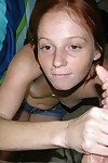 pecosa Adolescente Masturbación con la mano Alyssa Hart y Brillo edwards