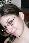 Amateur Minuscule breasted petite adolescent partout lunettes vrai Amateur modèles